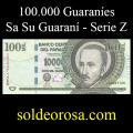 Billetes 2013 4- 100.000 Serie Z
